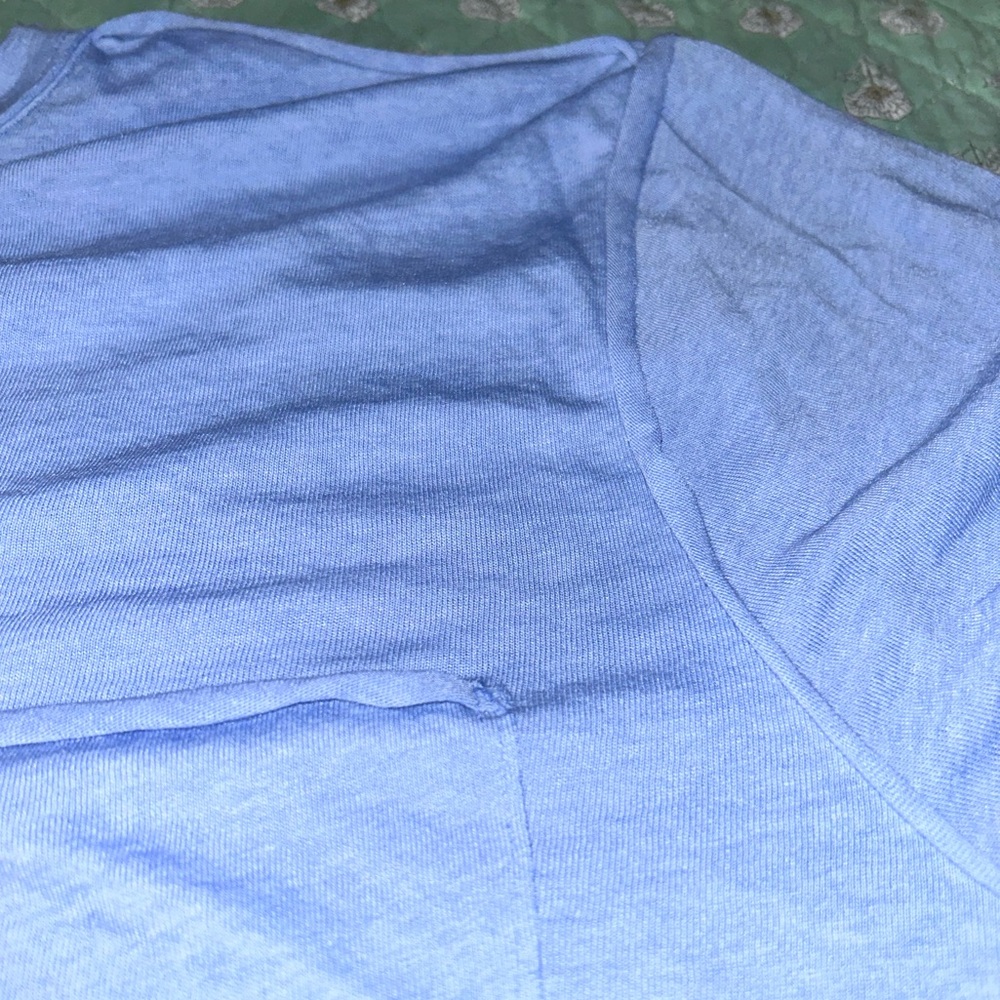 We the Free Short Sleeved Tee Shirt With Single Pocket in Frozen Violet M NWT - Picture 12 of 12
